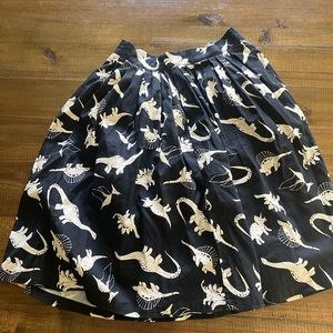 ModCloth Dinosaur Skirt with POCKETS